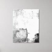 'Lessons' Abstracte zwart-witkunst Canvas Afdruk (Voorkant)