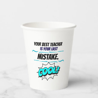Lessons in Failure The Last Mistake Mistakes Teach Papieren Bekers