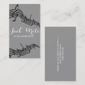 Lessons Instrumentale Muziek Docent Zakelijk Visitekaartje (Voorkant / Achterkant)