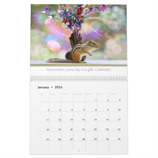 Lessons van de Chipper en de Chipmunk Calendar Kalender (Jan 2026)