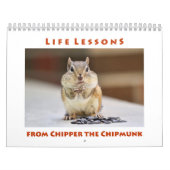 Lessons van de Chipper en de Chipmunk Calendar Kalender (Hoes)