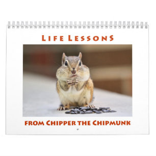 Lessons van de Chipper en de Chipmunk Calendar Kalender
