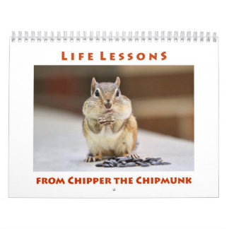 Lessons van de Chipper en de Chipmunk Calendar Kalender