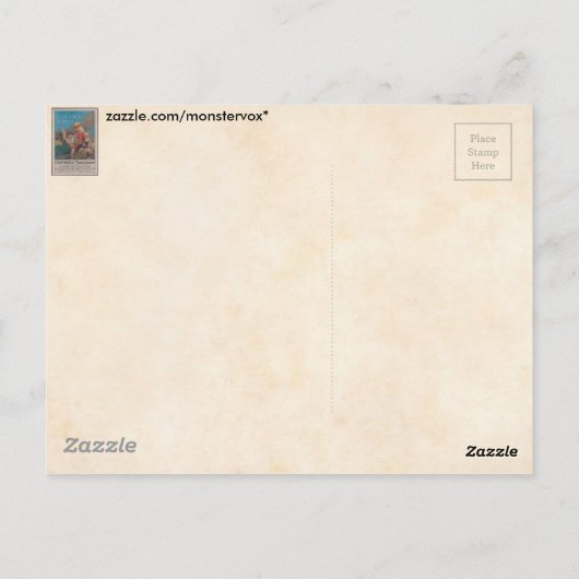 Lest ze Perish Poster Briefkaart (Achterkant)