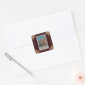 Lest ze Perish Poster Vierkante Sticker (Envelop)