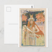 L'Estampe Moderne: Brunnhild, Gaston Bussiere Briefkaart (Voorkant / Achterkant)