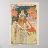 L'Estampe Moderne: Brunnhild, Gaston Bussiere Poster (Voorkant)