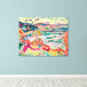 L'Estaque | Georges Braque | Canvas Afdruk (Insitu (Houten vloer))