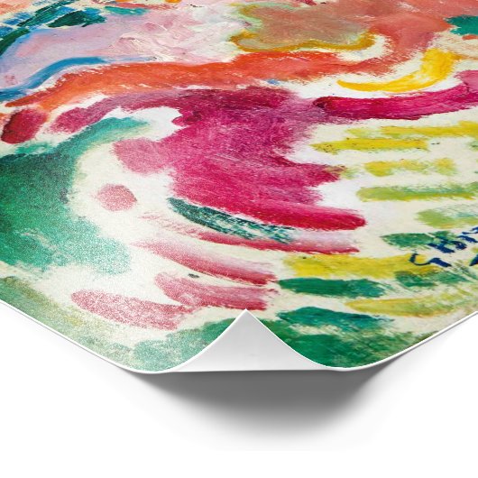 L'Estaque | Georges Braque | Foto Afdruk (Hoek)