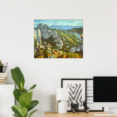 L'Estaque van Paul Cezanne Poster (Thuiskantoor)