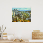 L'Estaque van Paul Cezanne Poster (Keuken)