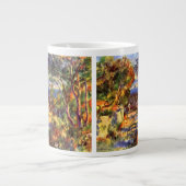 L'Estaque van Pierre Renoir,  impressionisme Grote Koffiekop (Voorkant)