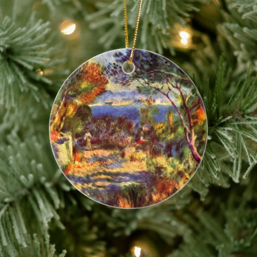 L'Estaque van Pierre Renoir,  impressionisme Keramisch Ornament (Boom)