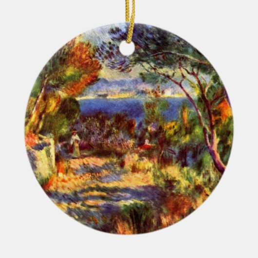 L'Estaque van Pierre Renoir,  impressionisme Keramisch Ornament (Voorkant)