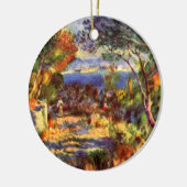 L'Estaque van Pierre Renoir,  impressionisme Keramisch Ornament (Links)