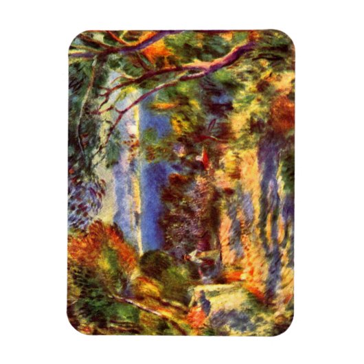 L'Estaque van Pierre Renoir,  impressionisme Magneet (Verticaal)