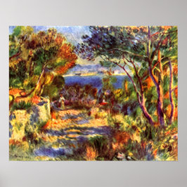 L'Estaque van Pierre Renoir,  impressionisme Poster