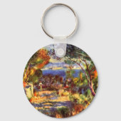 L'Estaque van Pierre Renoir, impressionisme Sleutelhanger (Voorkant)