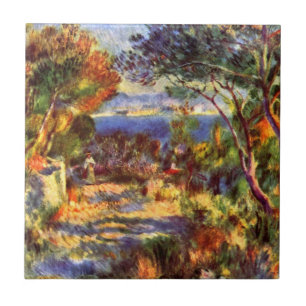 L'Estaque van Pierre Renoir,  impressionisme Tegeltje