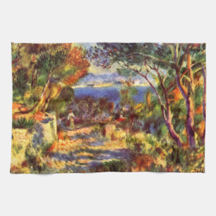 L'Estaque van Pierre Renoir,  impressionisme Theedoek