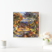 L'Estaque van Pierre Renoir,  impressionisme Vierkante Klok (Huis)