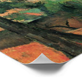 L'Estaque with Red Roofs - Paul Cezanne - c1883 Poster (Hoek)