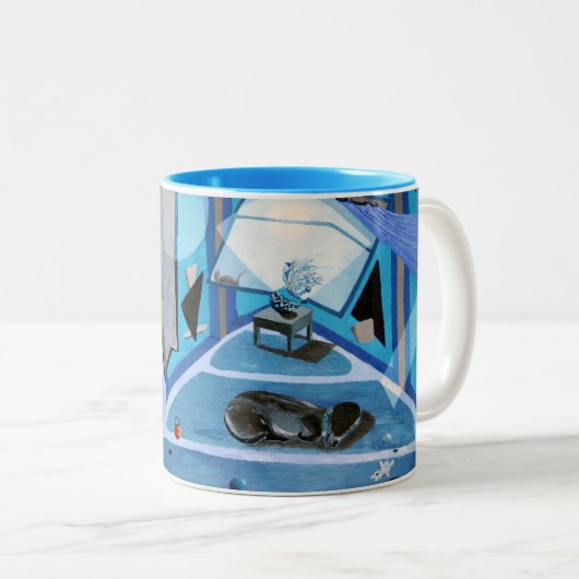 Lestat en Harry Tweekleurige Koffiemok (Voorkant rechts)