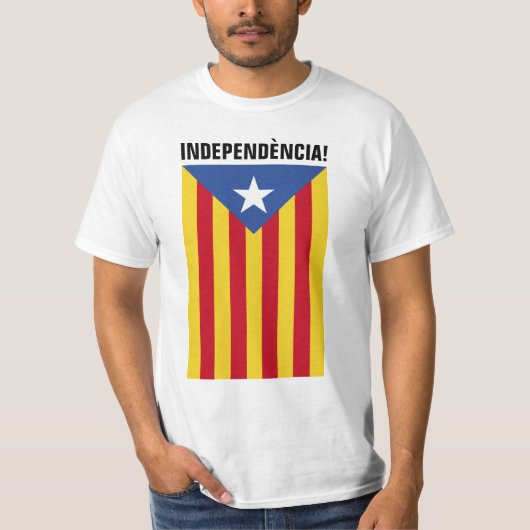 L'Estelada Blava - Blue Star Flag Catalonia T-shirt (Voorkant)
