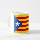 "L'Estelada Blava" Catalaanse onafhankelijkheidsvl Koffiemok (Voorkant links)