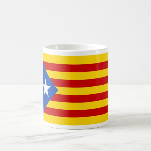 "L'Estelada Blava" Catalaanse onafhankelijkheidsvl Koffiemok (Center)