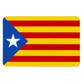 "L'Estelada Blava" Catalaanse onafhankelijkheidsvl Magneet (Horizontaal)