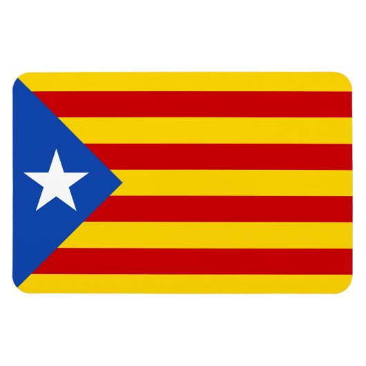 "L'Estelada Blava" Catalaanse onafhankelijkheidsvl Magneet (Horizontaal)