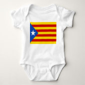 "L'Estelada Blava" Catalaanse onafhankelijkheidsvl Romper (Voorkant)