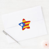 "L'Estelada Blava" Catalaanse onafhankelijkheidsvl Ster Sticker (Envelop)