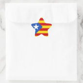 "L'Estelada Blava" Catalaanse onafhankelijkheidsvl Ster Sticker (Tas)