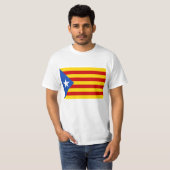 "L'Estelada Blava" Catalaanse onafhankelijkheidsvl T-shirt (Voorkant volledig)