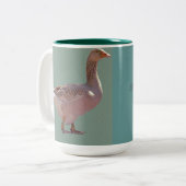 Lester Coffee Mok... Tweekleurige Koffiemok (Voorkant links)