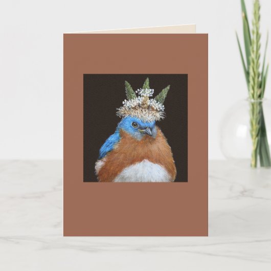 Lester de rommelige blauwvogelkaart kaart (Voorkant)