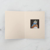 Lester de rommelige blauwvogelkaart kaart (Binnen)