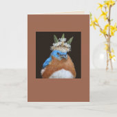 Lester de rommelige blauwvogelkaart kaart (Gele Bloem)