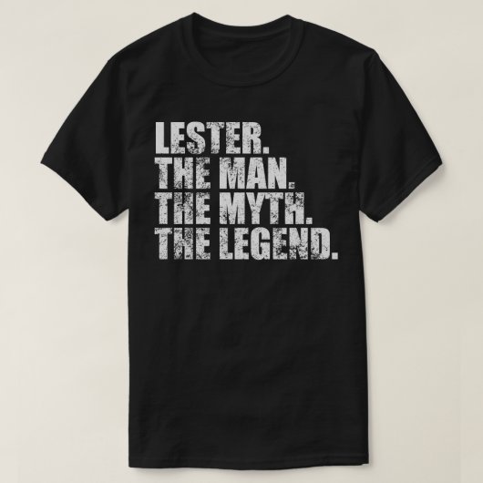 LesterLester Achternaam Lester S T-shirt (Design voorkant)