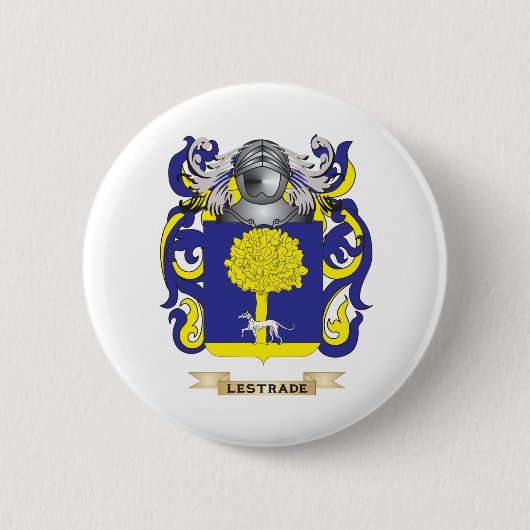 Lestrade Wapenkat (gezinscrest) Ronde Button 5,7 Cm (Voorkant)