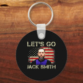 Let39s Go Jack Smith Amerikaanse vlag zomer Sleutelhanger (Voorkant)