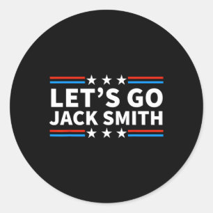 Let39s Go Jack Smith voor President Fun Summer USA Ronde Sticker