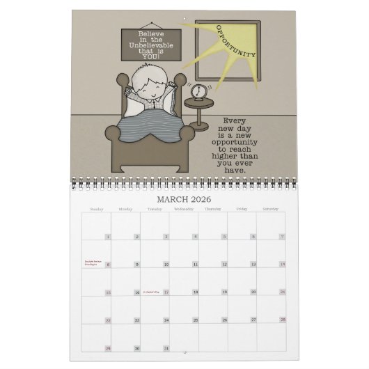 Let 2022 Be A Time (Medium) Calendar Kalender (Mar 2026)