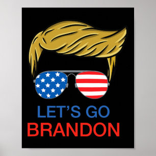 Let#39; s Go Brandon Chant Grappige Biden Politiek Poster