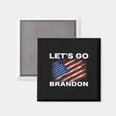 Let#39; s Go Brandon Flag Joe Biden Donald Trump P Magneet (Voorkant / Achterkant)