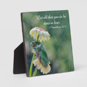 Let All That You Do Be Done In Love Fotoplaat (Voorkant)