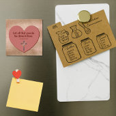 Let All That You Do Be Done in Love Heart Magneet