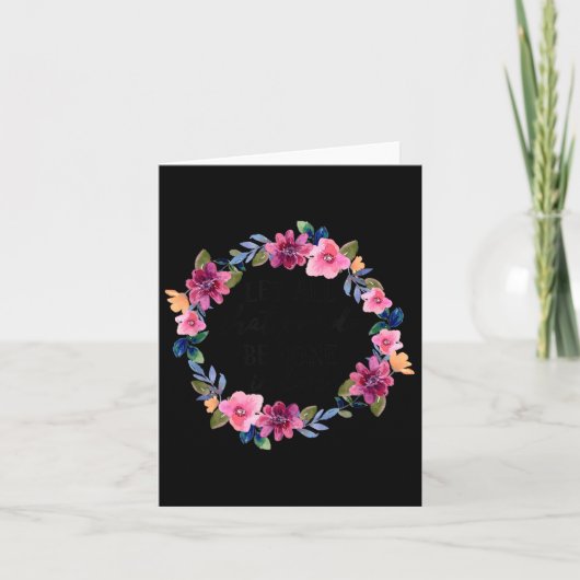 Let All That You Do Be Done In Love Motivational Q Kaart (Voorkant)